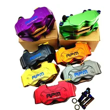 Мотоцикл об/мин Тормозной Суппорт тормозной насос 82 мм Монтажный 4 поршневой радиальный для Yamaha Kawasaki Скутер грязи велосипед изменить