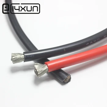 

Wire Cable Soft silicone wire 11AWG 10AWG 9AWG 8AWG 7AWG 6AWG 4AWG 35mm 50mm 70mm heat resistant 200° Cold resistant -60°