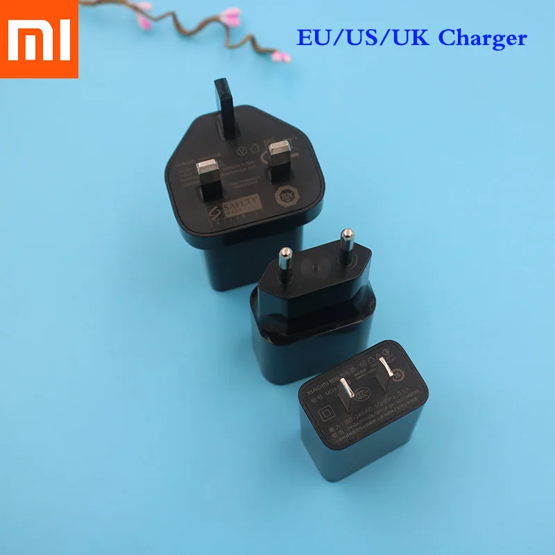 Xiao mi 10 Вт быстрое зарядное устройство 5V2A ЕС вилка USB адаптер питания для mi A1 A2 lite 5 6 8 SE lite pro Red mi Note 5 6 pro PLUS