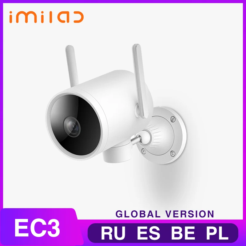 Глобальная версия Imilab EC3 открытый Mijia смарт-камера обновление глобальная версия 2K HD приложение Управление CCTV Wi-Fi роутер с возможностью повор...