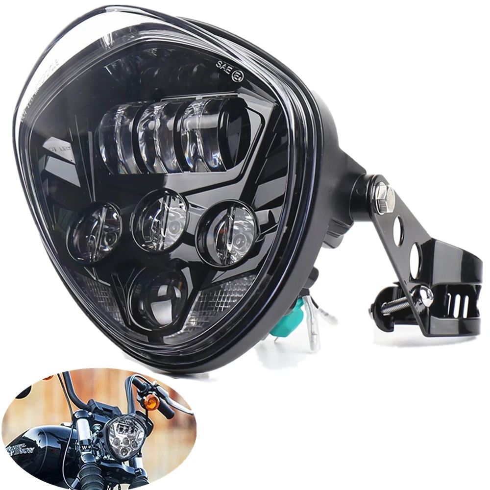 Motorcycle LED Headlight For Kawasaki Vulcan S 650 EN650 20152021 High/Low Beam Headlamp DRL