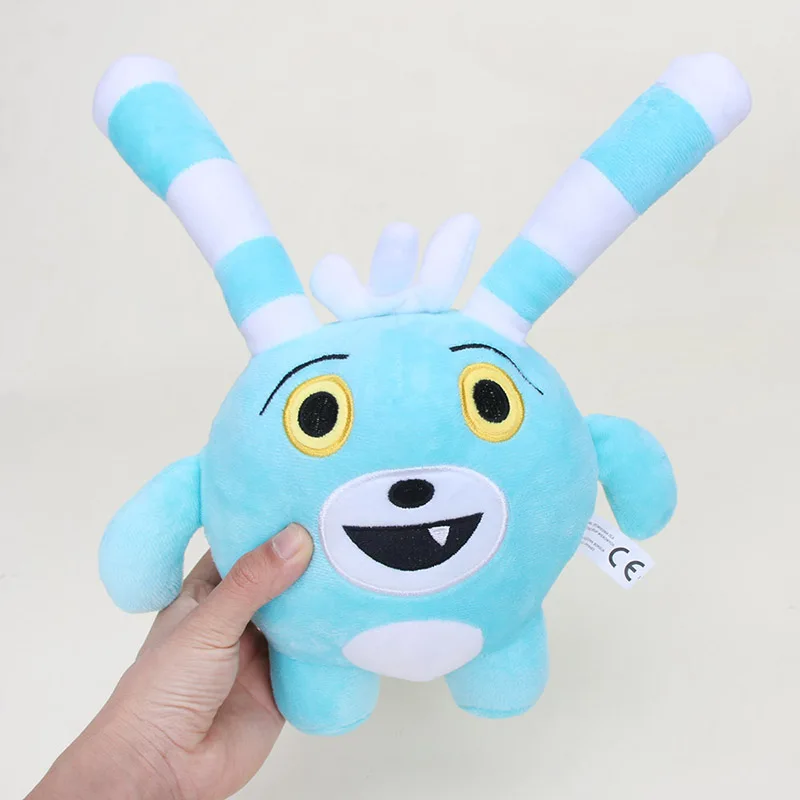 28cm Anime Abby Hatcher Bozzly Bunny Plush Figure Toy Cute kawaii Blue Rabbit Stuffed plush Doll For Kids Birthday Gifts | Игрушки и