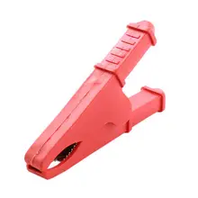 Пластиковый красный 73 мм Длинный изоляционный чехол автомобильный аллигаторный зажим для аккумулятора зажим