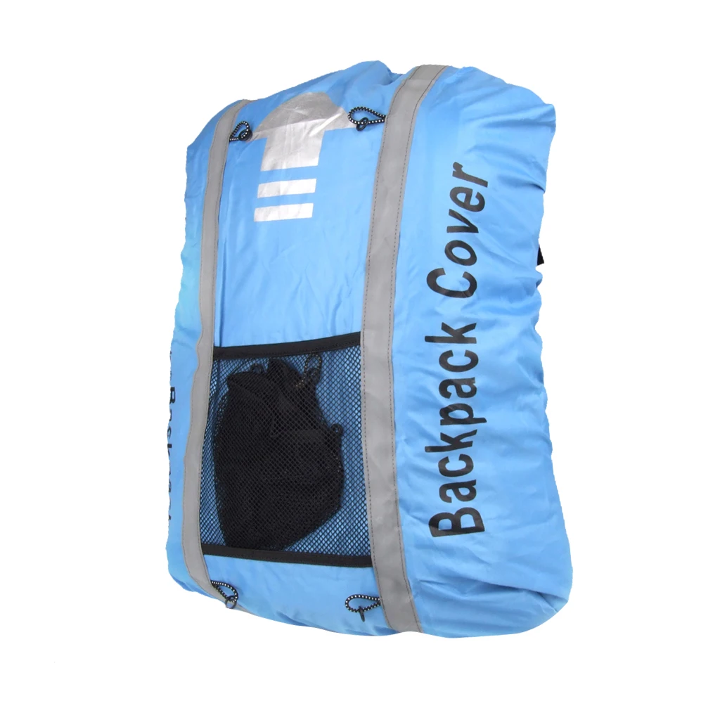 Sky Blue Водонепроницаемый светоотражающий 25-40L Рюкзак Сумка с карманом для шлема - Цвет: Sky Blue