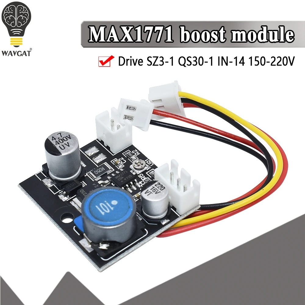 DC5V-12V to 170V 150V-220V Glow tube High Voltage Boost DC Power Module F/ Nixie Tube Glow Magic Eye MAX1771 With off function afbeelding