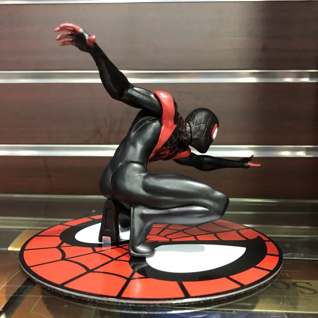 Диффузный отличный аниме KOTOBUKIYA artfx+ Человек-паук 2 поколение Человек-паук черный и белый с рисунком Гараж Комплект Модель