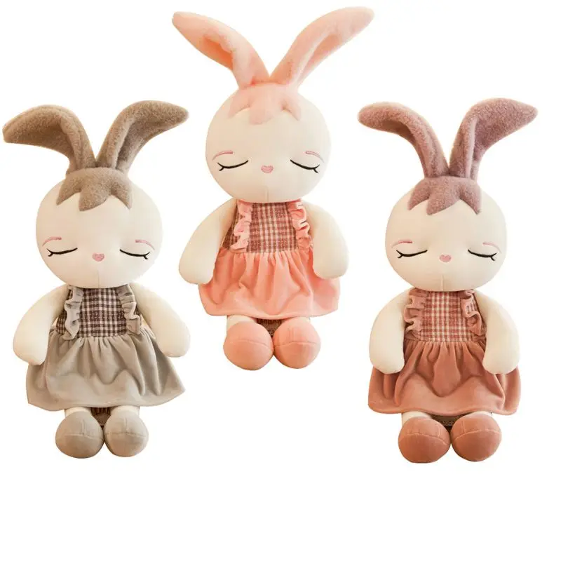 1PC 50cm Kawaii Cartoon Rabbit Plush Toy Bunny With Skirt Doll Soft Stuffed Doll Kids Girls Birthday Christmas Gift Sleeping