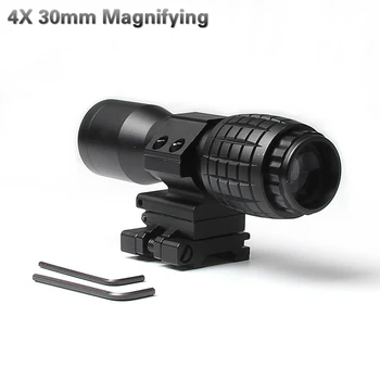 

4X Airsoft magnifying sight with fitted Mount flip to one side FTS Monocular fit for 551 552 for HT6-0060 hunting