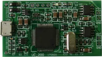 

UC200 Arbitrary Waveform Low Frequency Signal Generator Module Can Download Wave Files Via USB