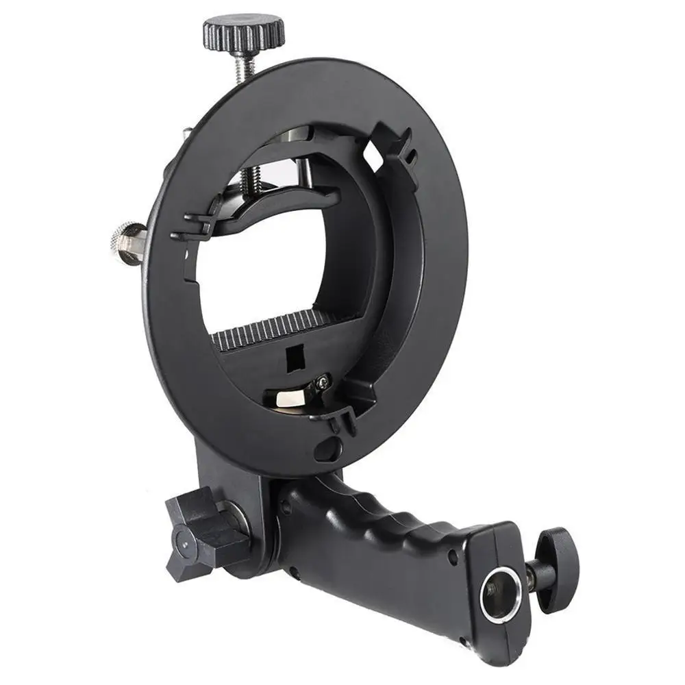 Новинка, ручная ручка s-типа, кронштейн Bowens S Mount Houder voor Speedlite Flash Snoot, софтбокс, красивая тарелка, портативный дропшиппинг