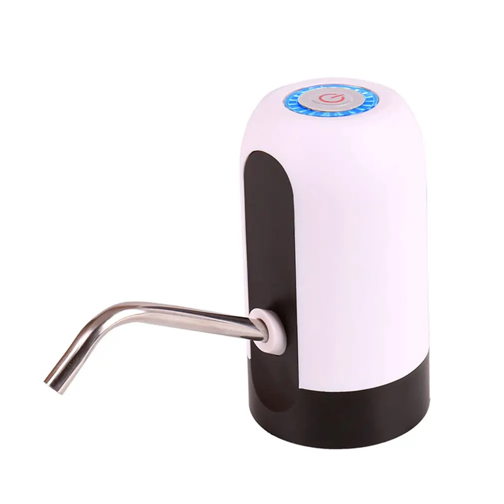 Samrt домашний насос для бутылки воды с зарядкой от usb насос для питьевой воды портативный Электрический диспенсер для воды с светодиодный светильник - Цвет: As show
