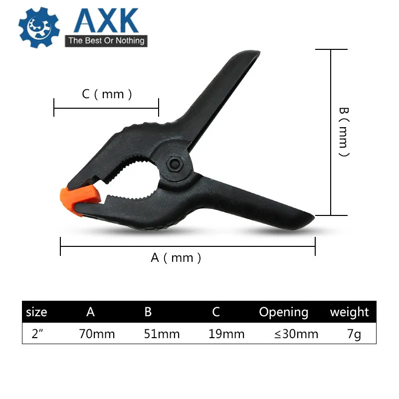 2/3/4/6/9inch Spring Clamp Woodworking Clamps Multifonction Mini Diy Tools For Paper Photo Backdrop Background DT248