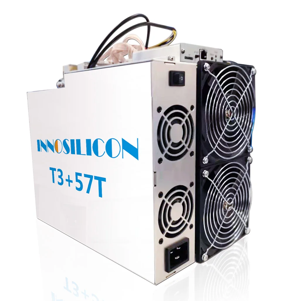 Новый INNOSILICON T3 + 56T 3300W с оригинальным БП ASIC Miner BTC лучше чем WhatsMiner M3 Antminer S9 S11 T9 T17 |