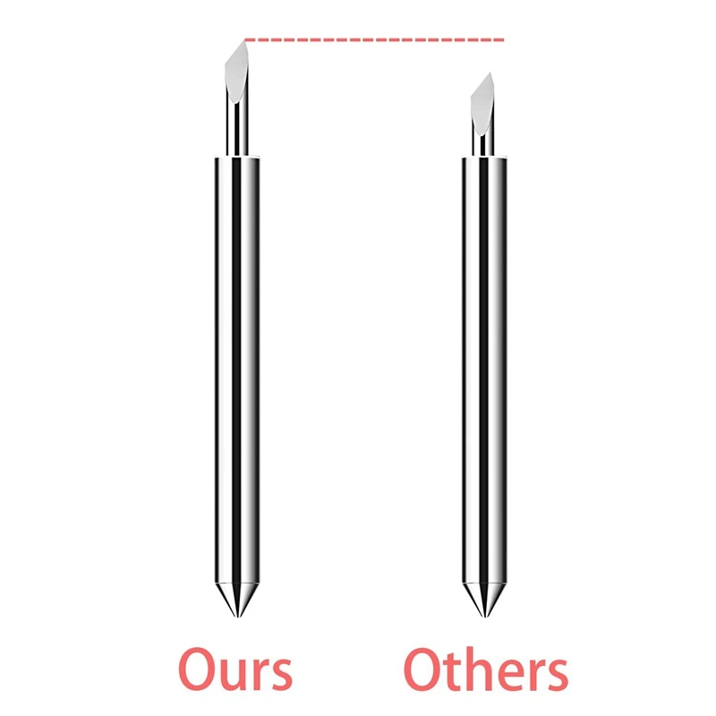 3 типа 40 шт. лезвия совместимы с Explore ore Air/Air 2 виниловые режущие машины, 30 45 60 градусов Замена режущего элемента лезвия