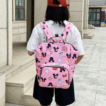 

High Capacity Children Bag Cute Cartoon Mickey Minnie Kids Bags Teenager Preschool Backpack For Boys Girls Baby School Bags