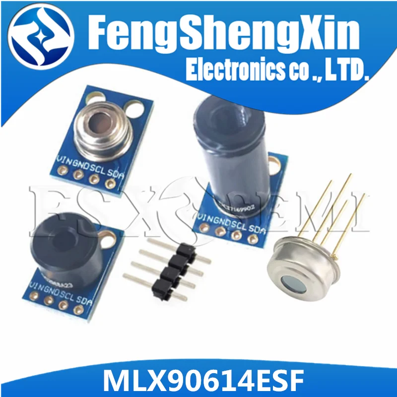 GY-906 MLX90614ESF BAA BCC DCI DCC DAA MLX90614 Contactless Temperature Sensor Module afbeelding