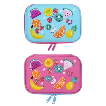 

1pc Cute EVA Pencil Cases Bag Fruit Zipper Pencilcase Cartoon Student Large Capacity Pen Bag Holder Storage Stationery for Girls