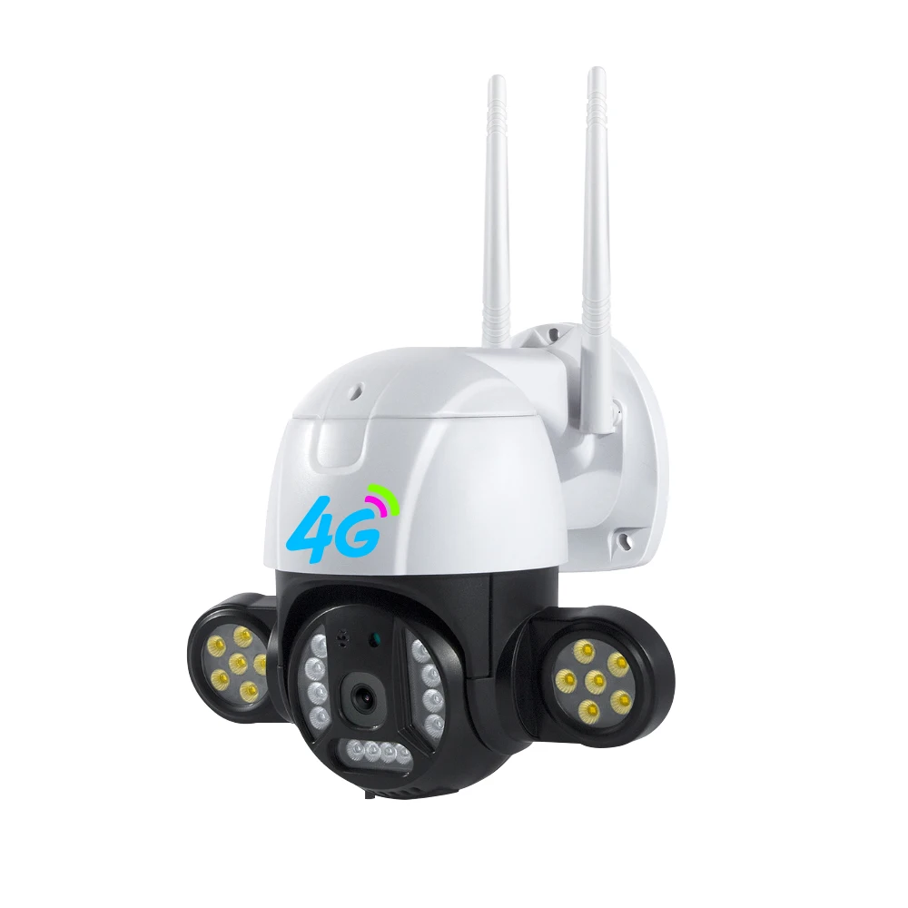 Заводская OEM V380 Pro 3MP LED 4G Sim-карта камера видеонаблюдения наружная CCTV PTZ |