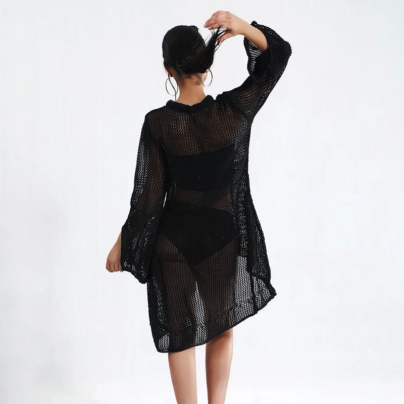 BOKAMODA 2019 New Arrivals Women's Bathing Suit Handmade Cover Up Crochet Lace Bikini Swimsuit Dress 6 Colors BOKAMODA 2019 New Arrivals Women's Bathing Suit Handmade Cover Up Crochet Lace Bikini Swimsuit Dress 6 Colors