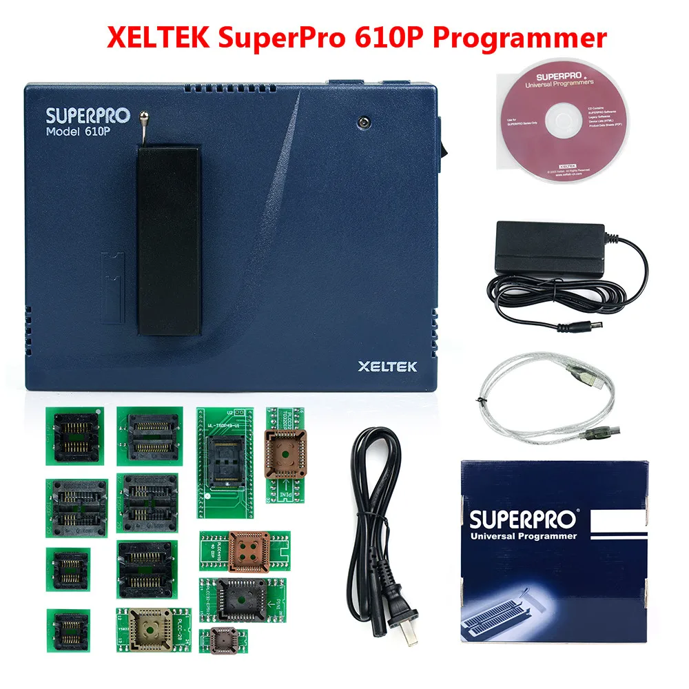 Оригинальный Xeltek USB Superpro 610P Универсальный программатор интерфейс