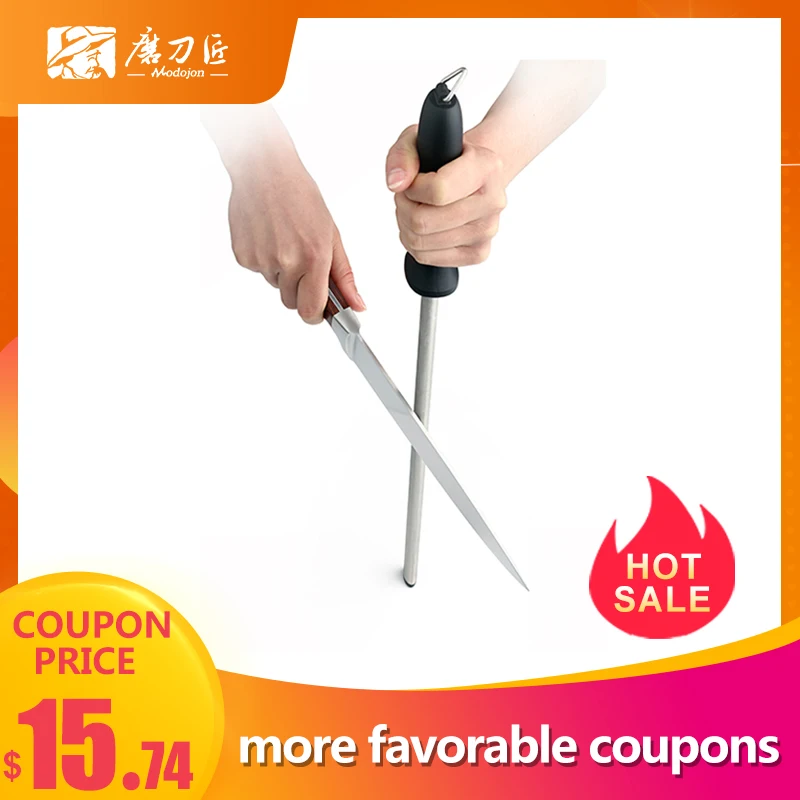 

GRINDER Kitchen Knife Sharpening Rod Steel Kitchen Knife Sharpener Professional Diamond Knife sharpening Tool T0826D TAIDEA