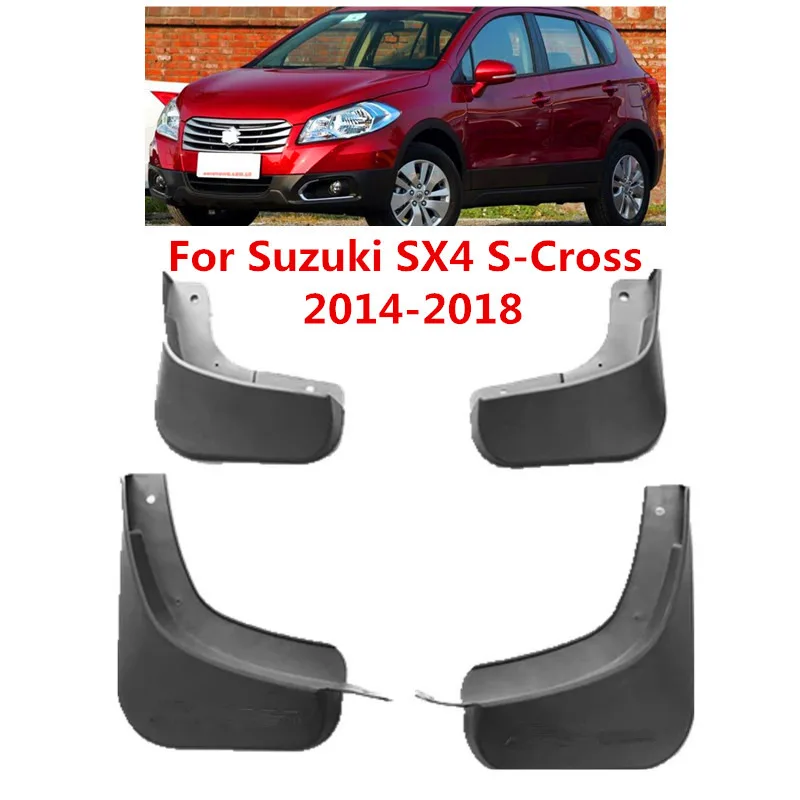 Брызговики автомобильные для Suzuki SX4 S Cross Maruti Scross 2014 2018 грязевые щитки крыло