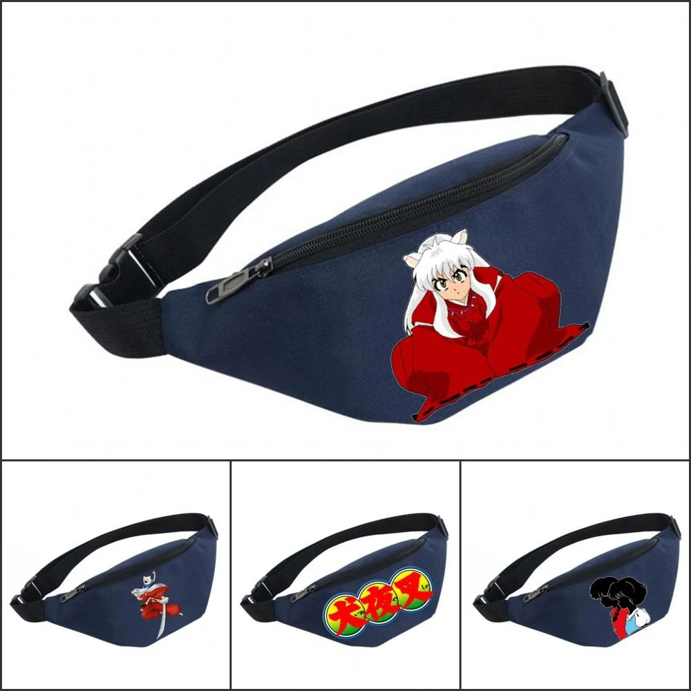 Riñonera impermeable para mujer, bolso de pecho, Unisex, de anime Inuyasha|Riñoneras| -