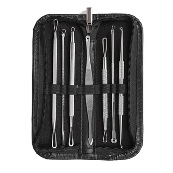

7pcs Blackhead Acne Comedone Pimple Blemish Extractor Remover Tool Kit