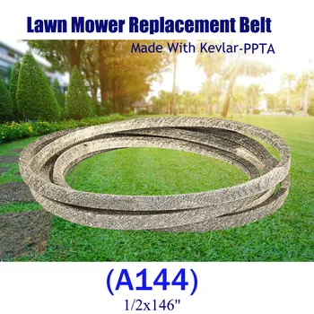 

Mower Deck Belt Mower V-belt 1/2 "x 146" with Kevlar Mower Belt M154621 for John Deere Fits X300 X304 X310 EZTRAK Z245