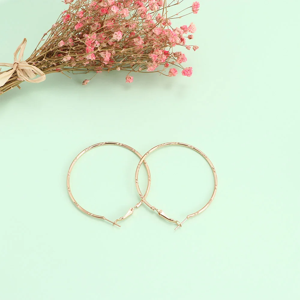 Большие круглые кольца простые геометрические серьги панк-рок серьги для женщин девушек вечерние ювелирные изделия подарок