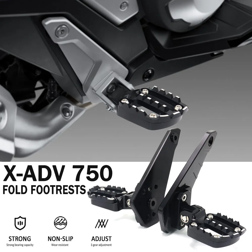 Per Honda X-Adv 750 Xadv 750 X Adv 750 X-Adv 750 2021 Accessori Moto Pieghevoli Pedane Posteriori Pedane Poggiapiedi Passeggero