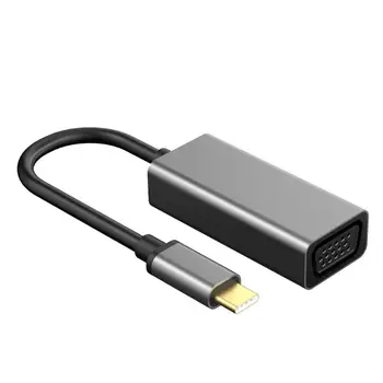 

ALLOYSEED Type C To VGA HD Cable Adapter USB Type-C Male To VGA Female Converter Adapter for Macbook Laptop Type C To VGA Cable