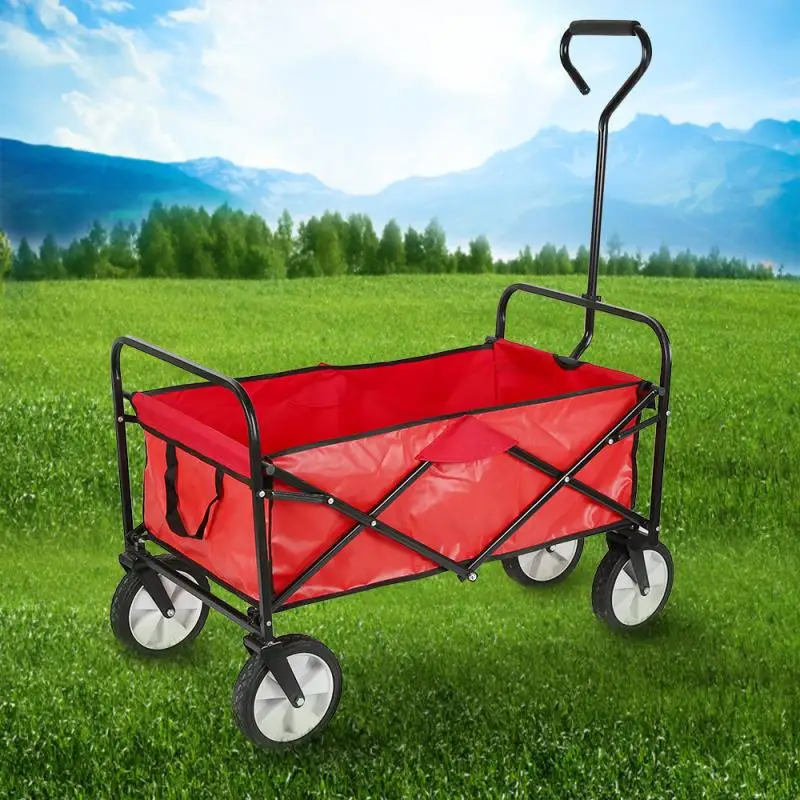 69*13.5*55cm Garden Carts Heavy Duty Polyester Garden Utility Wagon
