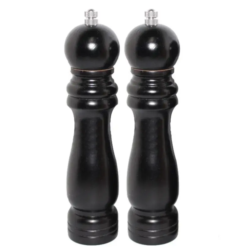 Classical Wooden manual salt&pepper grinder/mill Hand Movement Grinder Muller, 12 Inch
