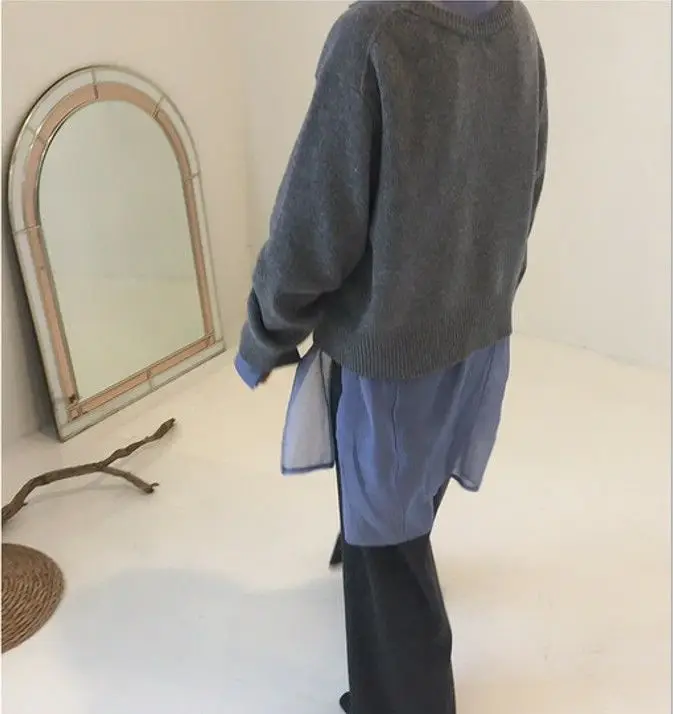Neploe модный осенний вязаный женский кардиган короткое офисное женское однотонное трикотажное пальто свитер с длинными рукавами куртка 54658