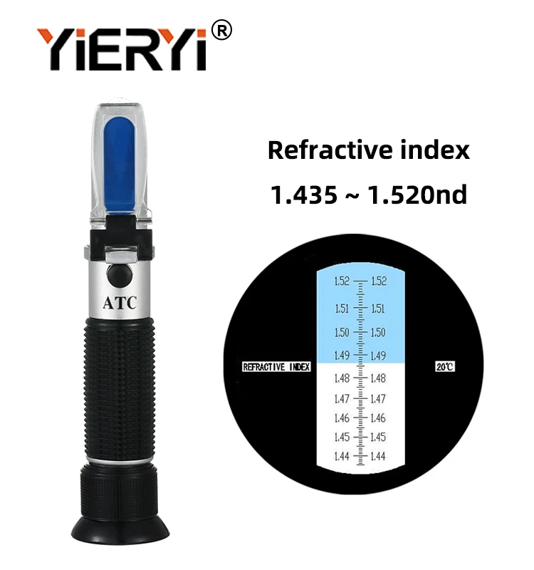 Yieryi RND-025ATC Refractive Index Refractometer 1.435 To 1.520