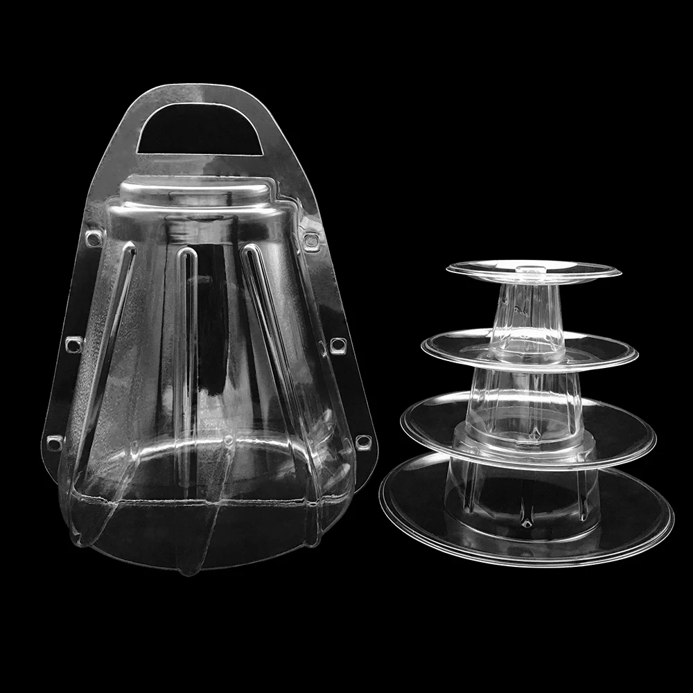 Cupcake Display Rack Holder Macaron Tower Macaroon Display Cake Stand Dessert Stand 4 Tiers