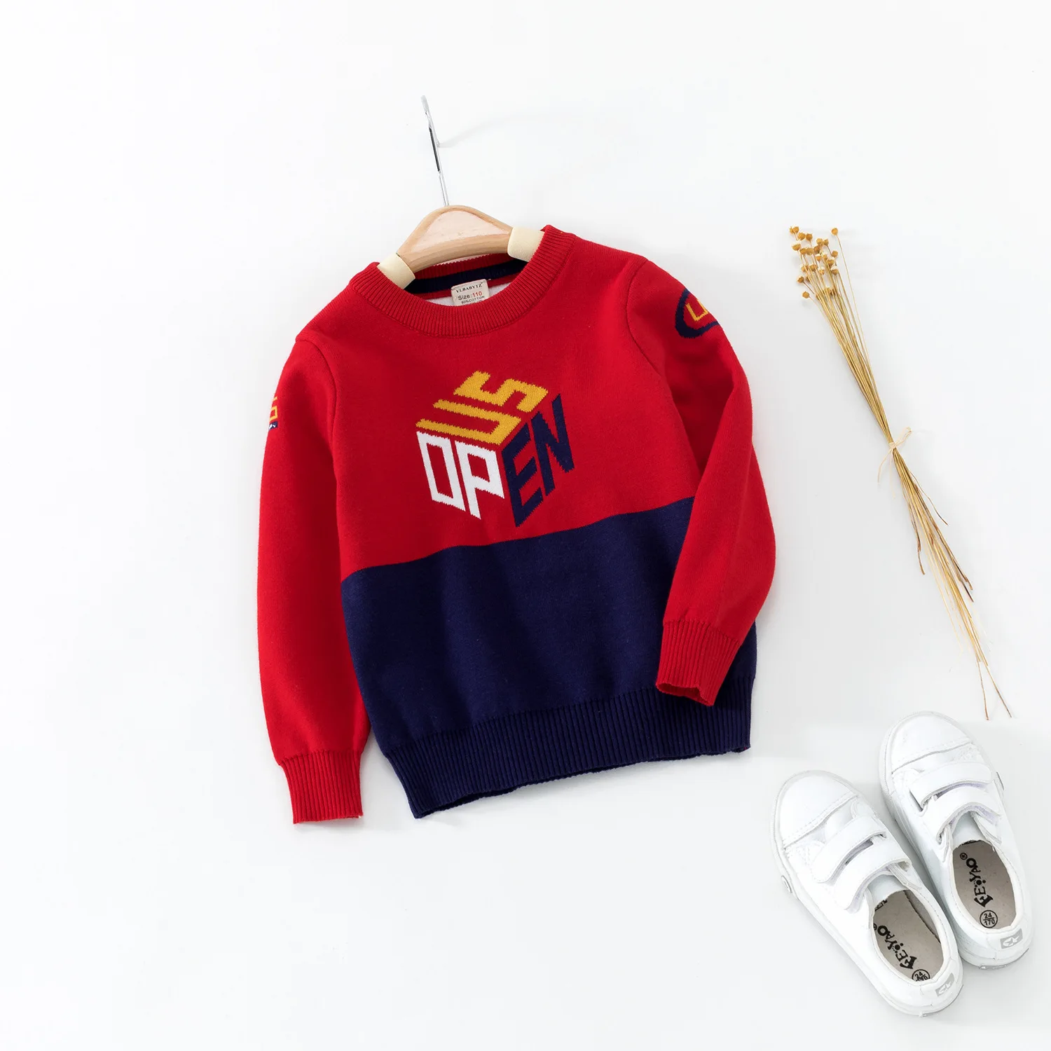 Dalang Manufacturers Direct Selling Kids' Sweater BOY'S Knitted Sweater Autumn And Winter New Style Childrenswear Trend Swe