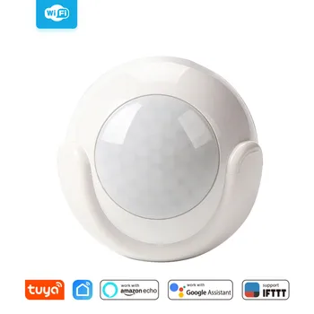 

Timethinker Tuya Smart Wireless 2.4GHz WiFi PIR Motion Detection Sensor Work with IFTTT Amazom Alexa Google Assistant TUYA