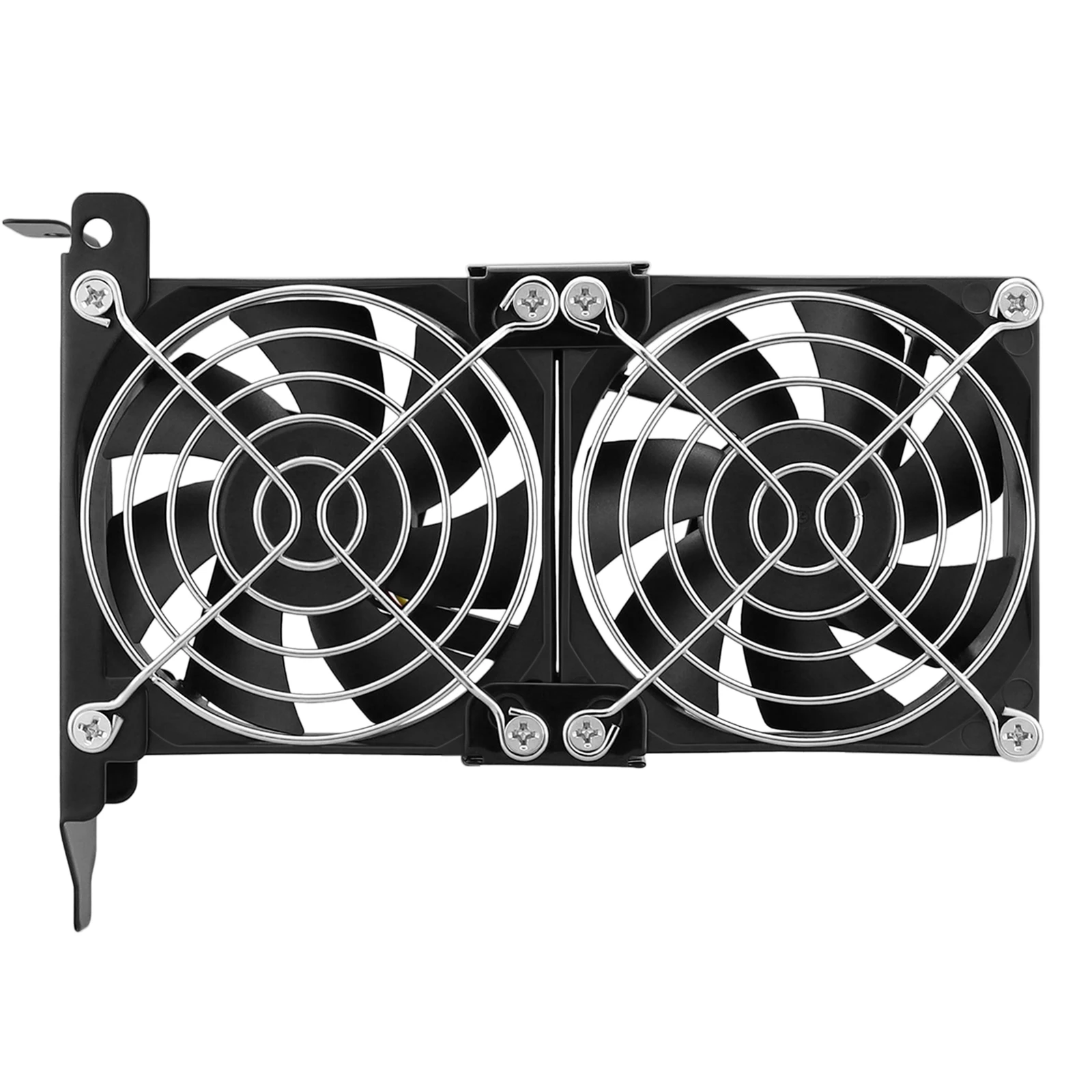 Gdstime Universal Vga Cooler 80 mm 90 mm Ultra Silencioso Desktop Computador Chassis Pci Placa Gráfica Duplo Ventilador & Triplo Ventilador Radiador - Imagem 4
