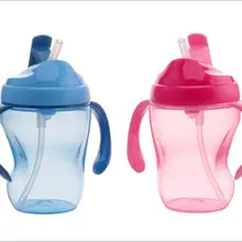 Напрямую от производителя, детских чашек из полипропилена, герметичная чашка с ручкой, легко захватывает чашку для питья, Детские тренировочные чашки для питья