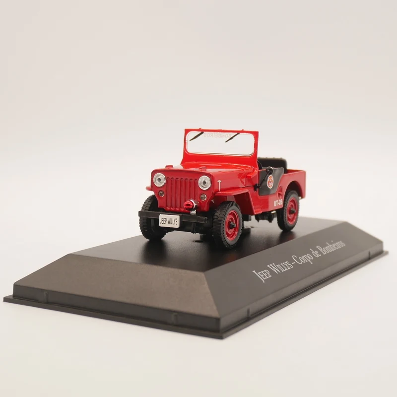 Ixo 1:43 JEEP Willys Body de Bombeiros литая модель автомобиля металлическая Игрушечная машина |