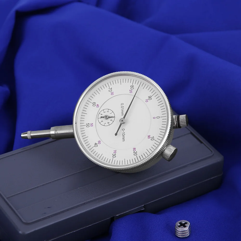 Портативный 0-10 мм 0,01 мм указатель точности циферблат индикатор измерительный прибор индикатор инструмент круглый калибр