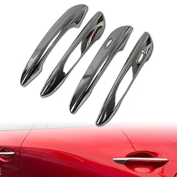 

Chrome ABS Door Handle Protector Decorarion Cover Trims 4Pcs/Set For Mazda 3 BM BN 2019 2020 Car Styling Accessories