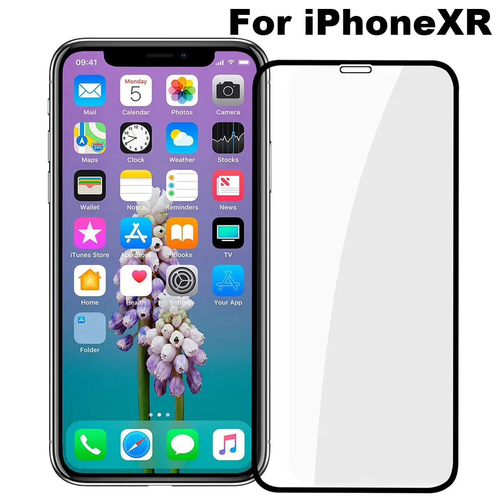 3D полное покрытие из закаленного стекла для iPhone 11 Pro Max X XS XR 8 Plus 7 6 6S iPhone11 защита экрана защитные аксессуары для телефонов - Цвет: For iPhone XR