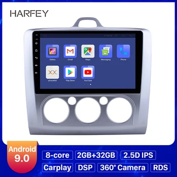 

Harfey Car GPS 9" HD Auto Radio Android 8.1 Navi for Ford Focus 2 2004-2011 Multimedia Player with Bluetooth SWC 3G WIFI AUX RDS