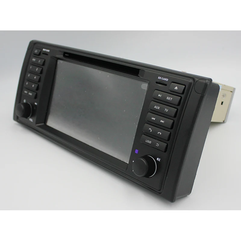 Автомобильный радиоприемник PX6 DSP 1 Din Android 10 для BMW/E39/X5/E53 шестиядерный ОЗУ 4 Гб + 64 GPS