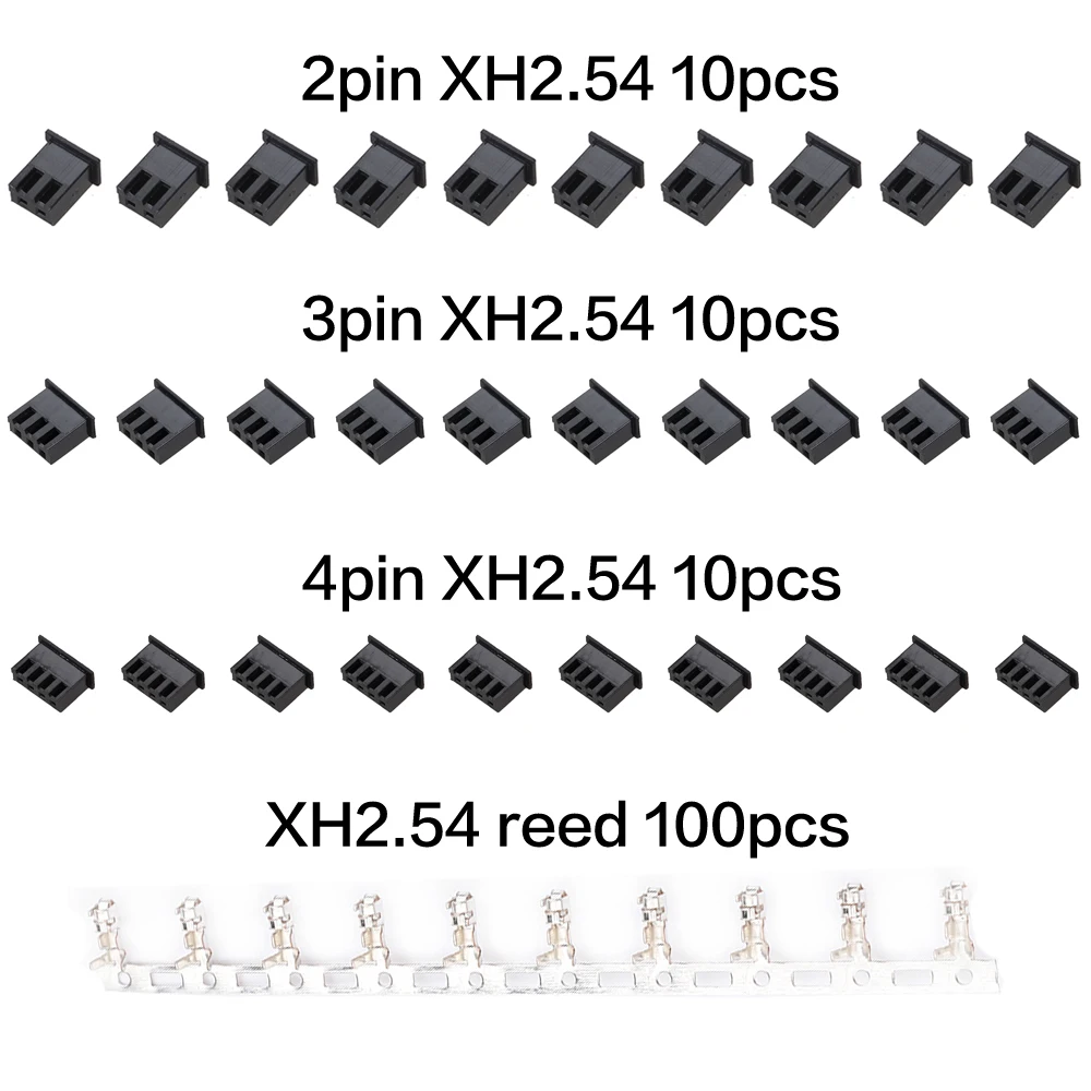 print head in printer XCR3D 3D Printer Parts XH2.54 Black and White Terminal 2pin 3pin 4pin Interval 2.54mm Cable Connector Metal Reed Accessories all printheads