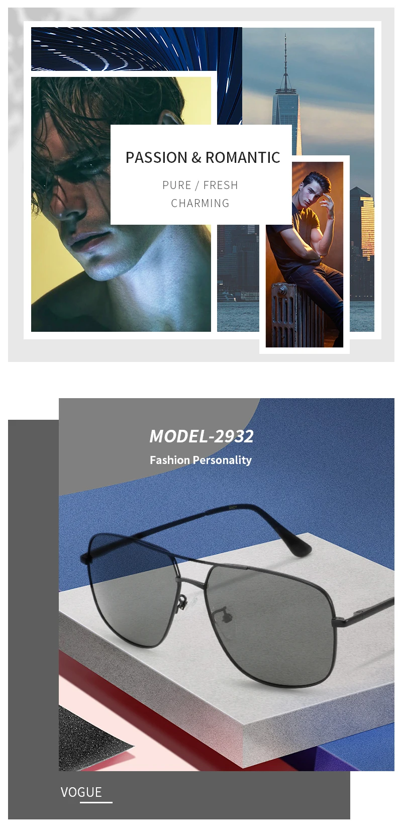 ZENOTTIC Men's Polarized UV 400 Protection Pilot Sunglasses Cool Driving Sun Glasses Fashion Brand Designer Eyewear Accessories