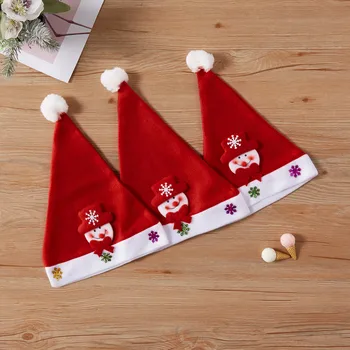 

Adult Christmas Hat hristmas Ornaments Decoration Christmas Hats Santa Hats Children Women Men Boys Girls Cap For Christmas